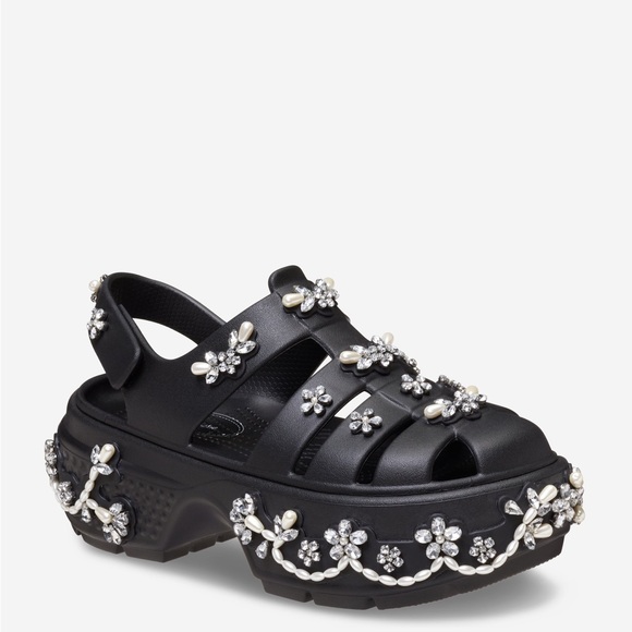 Simone Rocha x Crocs Fisherman black M8/W10 - Picture 4 of 6